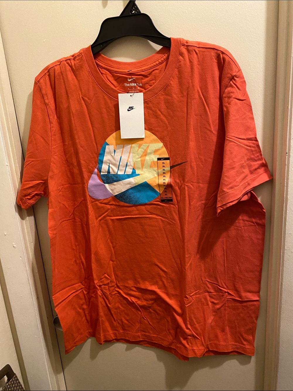 Nike The Nike Tee Graphic Tee Orange XL NWT